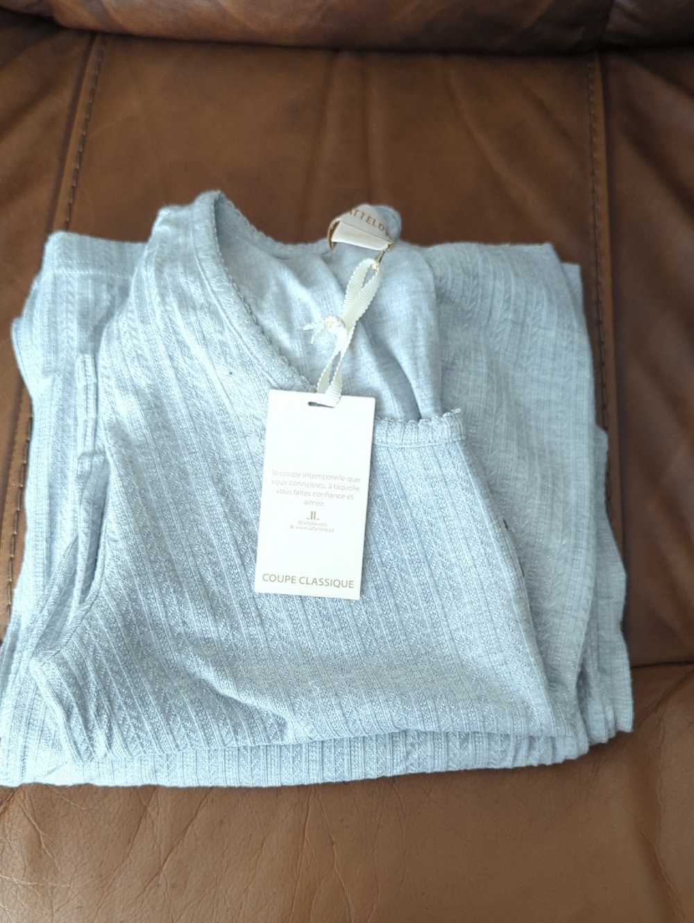 Latte Love Long Sleeve Top and Wide Leg Pant - Picture 10 of 10